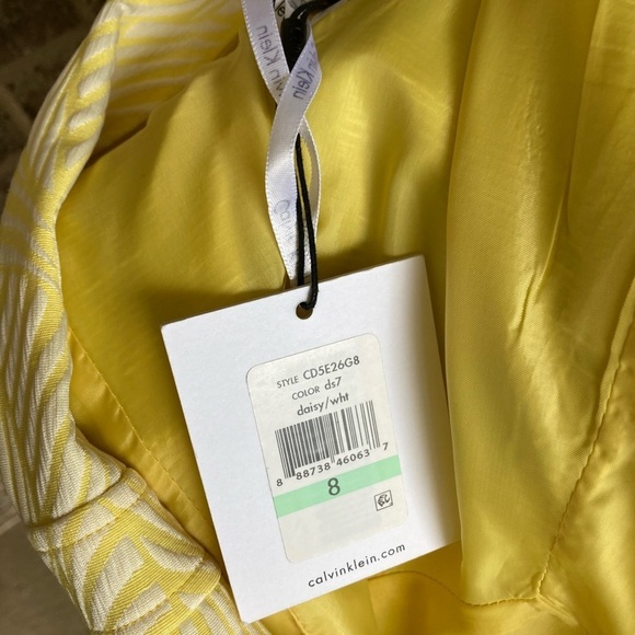 Calvin Klein Sheath Dress Classic NWT Size 8 Sleeveless Knee Length Career - Picture 7 of 12